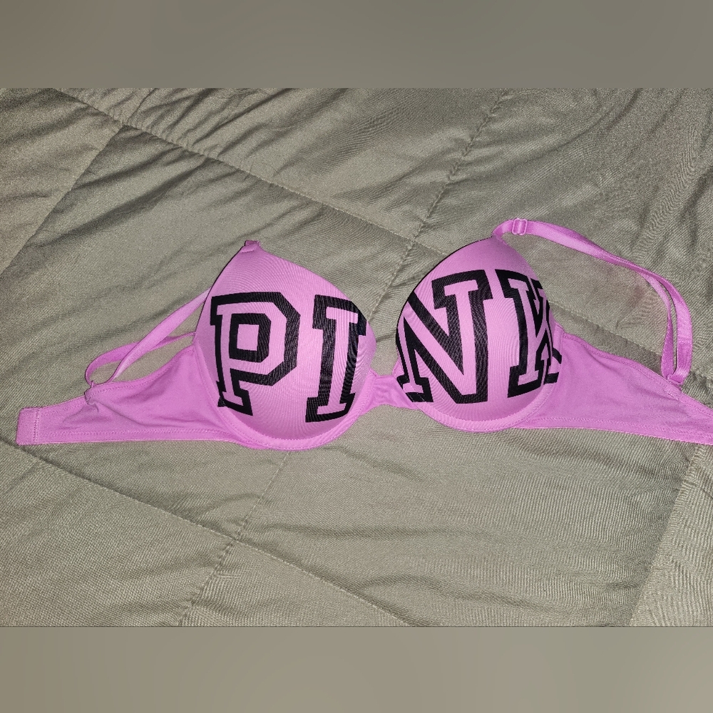 PINK Victoria's Secret Bra in Pink and Black